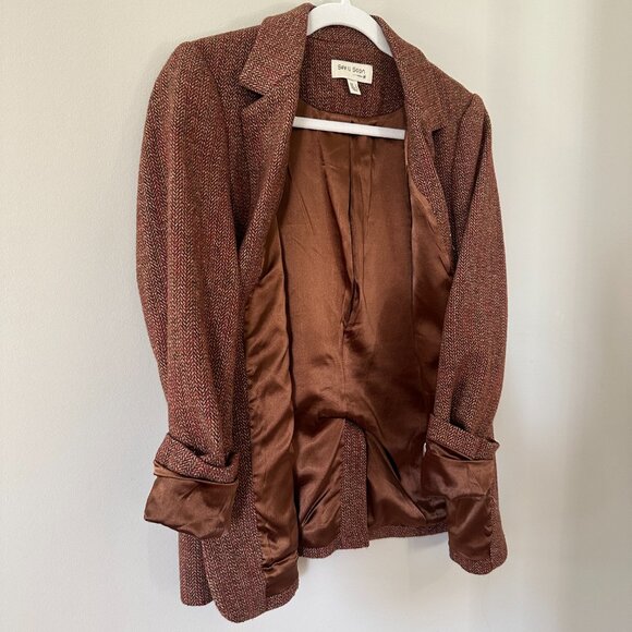 See you soon Blazer - Herringbone pattern - Wool blend - fully lined - Size M - Picture 4 of 6